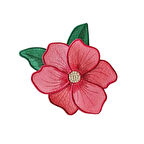 Agbtrend Kırmızı Manolya Nakışlı Sunum ve Kokteyl Peçetesi