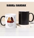 Arkadaşa  Kupa Bardağı Sihirli (Beyaz)