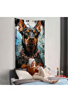 Doberman Duvar Örtüsü-7828
