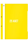 Noki XL Telli Dosya 25'li Paket Sarı