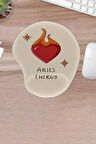Damla, Aries, Koç Burcu Sembolü, Bilek Destekli, Konforlu Mousepad, Bilgisayar Laptop Aksesuarı, Oyuncular İçin Mousepad