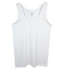 Erkek Büyük Beden Battal Boy % 100 Bambu Atlet Beyaz