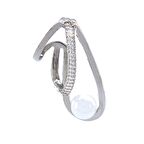 FerizZ 316L Çelik İnci Taşlı Çelik Ear Cuff Küpe UNK-682