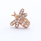 FerizZ 316L Çelik Zirkon Taşlı Rose Arı Şekilli Piercing PRC-163