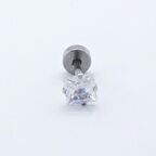 FerizZ 316L Çelik Zirkon Baget Taşlı Piercing PRC-188