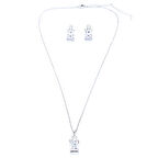 316L Çelik Baget Zirkon Taşlı Kadın Set SET-154