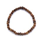 FerizZ Kahverengi Ahşap Doğal Taş Erkek Bileklik EBLK-380