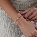 Pembe Rampart Bileklik