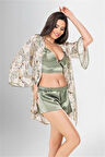 Amora Secret 3'lü Şort Takımı Desenli