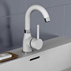 Sardıcı Beyaz Gövde Lavabo Bataryası Çizilmez