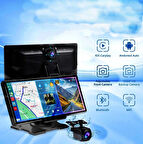  Android Auto Monitör 1080p Tüm Araçlara Uyumlu 10.26 İnç Ekran Yansıtma | Ses Kontrol Ön-Arka Kamera