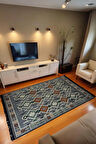 Şark Köşesi Kilim Halı Balkon ve Salon İçin Dekoratif Yıkanabilir Oturma Oda Halısı