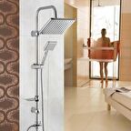 Vilas Queen Sarı Boru Pirinç Robot Yağmurlama Tepe Duş Seti