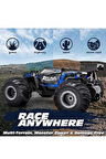 Uzaktan Kumandalı Full Fonksiyon 2.4G 1:18 Şarjlı High Off Road Araba Led Işıklı