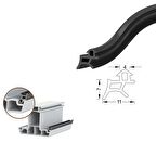 CONTACALL Pimapen Pvc Kapı Pencere Değiştirme Fitili Contası 125 Metre Siyah