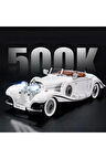Mercedes Benz Araba Mercedes 1936 500K Diecast Araba İngiliz Arabası Koleksiyon Eski Klasik Araba