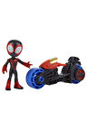 Spidey And His Amazing Friends Mıles Morales F7460 Oyuncak Spidey Figür Ve Motoru