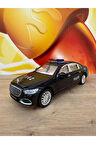 Mercedes Benz Maybach S680 Polis Diecast 1:24 Büyük Boy Metal Araba Işıklı Sesli Kapı Bagaj Açılır