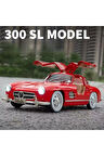 Mercedes-benz 300 Sl Bordo 1954 Model Klasik Araba 1/24 Ölçek Mercedes 300SL Bordo