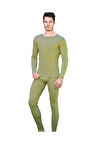 Erkek Haki Termal Alt + Üst Tayt Içlik Fanila Thermal (model No-0125-0126)