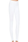 Kadın Beyaz Modal Elastan Uzun Tayt Elt Yeni Sezon