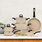 Karaca Biogranit Vincent 12 Parça Tencere Seti