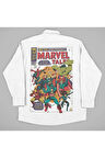 Marvel Tale Kahramanlar Avengers Baskılı Unisex Gömlek