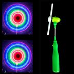 FLASHİNG LİGHT UP LED SPİNNİNG RENKLİ LED IŞIKLI DÖNEN UFO PERVANE SESLİ IŞIKLI YEŞİL DEĞİRMEN IŞIK