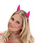 5 ADET PEMBE ŞEYTAN TAÇI PİLLİ LED IŞIKLI PEMBE TAÇ ŞENLİK IŞIKLARI PEMBE IŞIKLI ŞEYTAN BOYNUZU