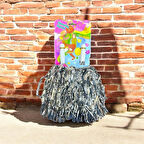 2 ÇİFT 4 ADET GRİ PONPON VIP KALİTE 23 NİSAN GÖSTERİ PONPONU GRİ METALİK PONPON GRİ PARLAK PONPON