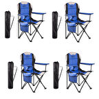 Evolite Nature Katlanabilir Kamp Sandalyesi - Mavi