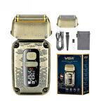 yıkanabilir IPX6 şarj edilebilir profesyonel elektrikli folyo tıraş makinesi saç düzeltici ile erkekler için