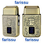 WA-093 Profesyonel Çift Bıçaklı Şarjlı Tıraş Makinesi | Günlük Sakal ve Sıfır Yanak