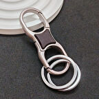 Çinko Alaşım Anahtarlık Çift Yüzük Tasarımlı Erkek ve Kadınlar İçin