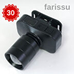 Gold Kama GK700SM LED Kafa Feneri – 30W Zoomlu, Şarjlı, Uzun Çalışma Süreli