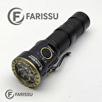 Gold Silver GS-7550 30W Profesyonel Şarjlı El Feneri - Güçlü Işık, Mıknatıslı Taban, Enerji Tasarruflu LED