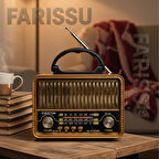 Everton RT-751 Nostaljik Tasarımlı Bluetooth/Solar/USB/TF Kart Destekli AM/FM/SW