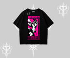 Oversize Tshirt Heroic Anime Girl Japon Stil Grafik Baskılı