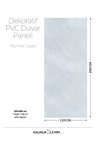Brano Home 120 Cm x 280 Cm Duvar Paneli,salon,duvar,tv Ünitesi-Açık Yeşil Mermer Desen