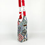 Woodycord Geleneksel Çini Desenli U Model El Yapımı Termos ve Matara Kılıfı