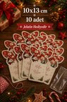 Gifty | Kardan Adam Paketleme Kartı- Hediye Kartı - Aksesaur Kartı - Yılbaşı Hediyesi - Snowman