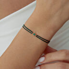 Boğa Burcu Tsavorite İpli Bileklik