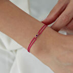Yengeç Burcu Ruby İpli Bileklik