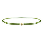 Aslan Burcu Peridot İpli Bileklik