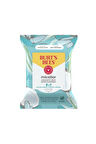 Burt's Bees Micellar Facial Towelettes With Coconut and Lotus Hindistan Cevizli ve Lotuslu (Tüm Cilt Tipleri İçin, %99 Doğal Kökenli) Yüz Temizleme Mendili 30 Adet 5.1oz 144.5 gr
