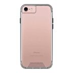 Gpack Apple iPhone 8 Kılıf Gard Nitro Şeffaf Sert SilikonNano Glass