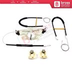 Seat Leon MK1 1999-2006 Seat Toledo MK2 4/5 Kapı 1M0837461A İçin Ön Sol Kapı Cam Kriko Tamir Seti