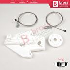 Seat Toledo MK2 1M2 1998-2004 Leon MK1 1M1 1999-2006 1M0839462A İçin Sağ Arka Cam Kriko Tamir Seti