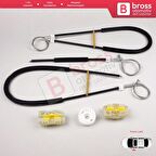 Citroen C4 Picasso MK1 UD Grand UA 2006-2013 MPV 9221CV İçin Elektrikli Ön Sol Cam Kriko Tamir Seti