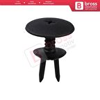 Audi VW için 10 Adet Izgara Tutucu Klipsi Siyah 1H0819055B01C